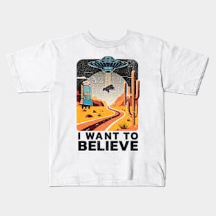 I Want To Believe Kids T-Shirt